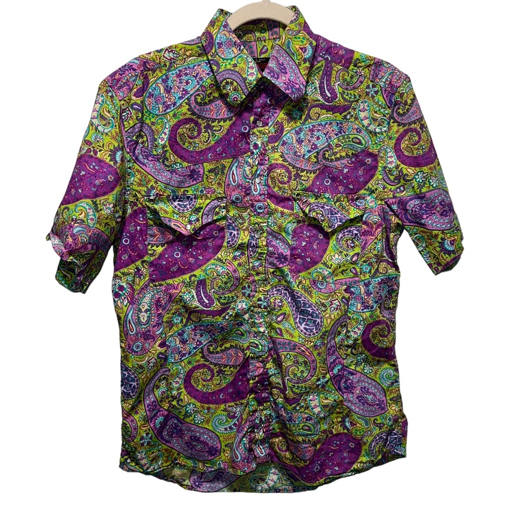 Dragonfly Rock ‘N’ Roll Vision Live  Paisley Print Tip Sz Large